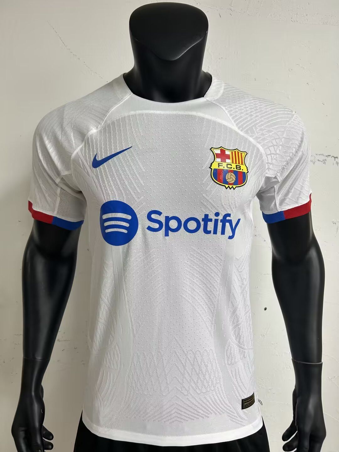 AAA Quality Barcelona 23/24 Away White Soccer Jersey(Player)